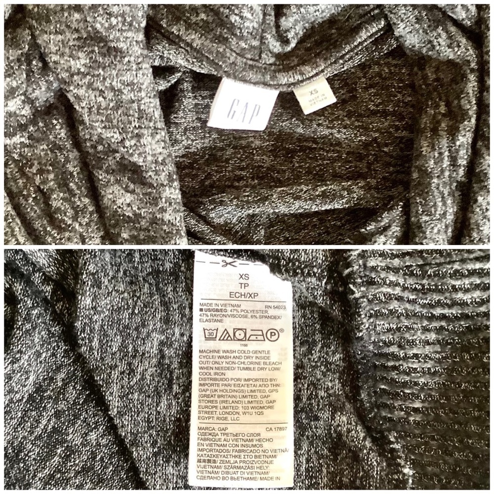 Gap Grey Extra Soft Pullover Hoodie - image 4